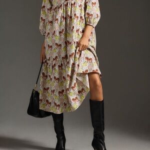 The Bettina Tiered Shirt Dress by Maeve